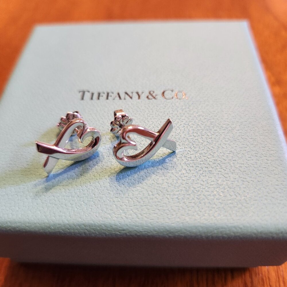 Tiffany & Co Sterling Silver Paloma Picasso Earrings